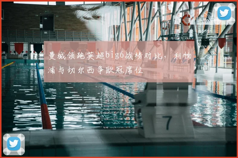 曼城领跑英超big6战绩对比，利物浦与切尔西争欧冠席位